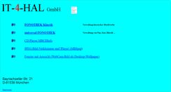 Desktop Screenshot of it-4-hal.de