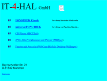 Tablet Screenshot of it-4-hal.de